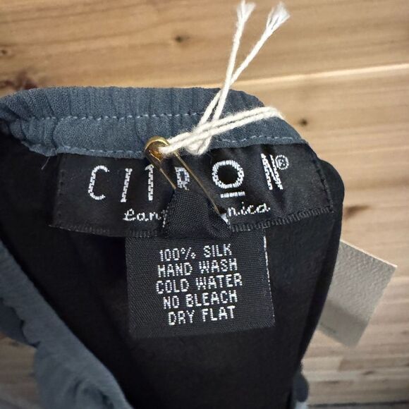 NWT Citron Santa Monica Size 3X Black Gray Ombré Pull On Maxi Skirt - Picture 10 of 12